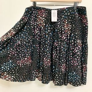 Torrid Smocked Waist Tiered Micro Floral Mini Flowy Skirt - 2X - 18/20 NEW